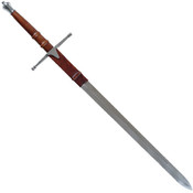 William Wallace Medieval Sword w/ Sheath Silver