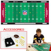NFLR Licensed Finger FootballT Game Mat - Cardinal