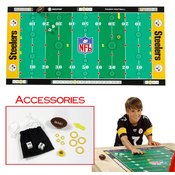 NFLR Licensed Finger FootballT Game Mat - Steelers