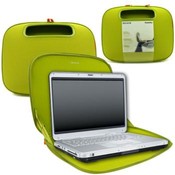 Belkin PocketTop Deluxe Laptop Case Gray and Green