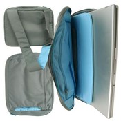Belkin Laptop Messenger Bag Dove/Lt Blue