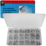 Assortment of 720 Steel Lock and Star Washers