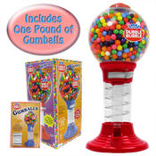 17" Tall - Red Double-Bubble GUMBALL BANK