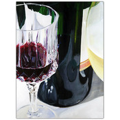 Wine Reflections II by David Wendel -14x19 Canvas