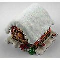 Santa's Chalet Trinket Box