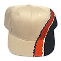 Caps Cotton Khaki / Red / Black Embroidered