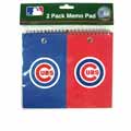 MLB Cubs 3" x 5" 2 Pack Memo Pad