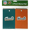 NFL Dolphins 2 Pack Memo Pad