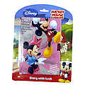 Mickey &amp; Minnie 50 Sheets Diary with Lock
