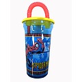Spideman 12oz. Sports Tumbler with Lid &amp; Straw