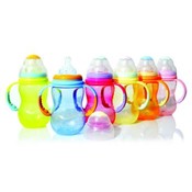 Wide Neck-Non-Drip - Nuby Baby Bottle w/Handles