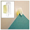 StikkiCLIPS Plastic White 20/Pack