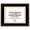 Hardwood Document/Certificate Frame w/Mat 11 x 14