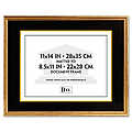 Hardwood Document/Certificate Frame w/Mat 11 x 14