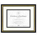 Document/Certificate Frame w/Mat Laminated Wood