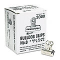 Bulldog Clips Steel 5/16" Capacity 1"w