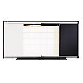 3-in-1 Combo Dry Erase/Bulletin/Calendar Board
