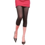 Angelina Footless Polka Dot Print Tights (Capri)