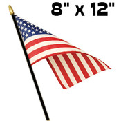 Valprin 8"x12" Polyester U.S. Classroom Flag