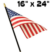 Valprin 16"x24" Polyester U.S. Classroom Flag