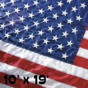 Perma-Nyl 10'x19' Nylon U.S. Flag
