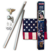 U.S. Flag Kit with Spinning Pole