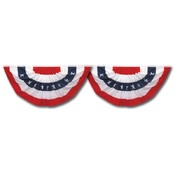 Two Polycotton Fan Flags