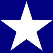 Perma-Nyl 3'x5' Nylon Bonnie Blue Flag