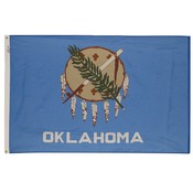 Spectramax 3'x5' Nylon Oklahoma Flag