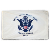 Perma-Nyl 3'x5' Nylon Coast Guard Flag