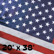 Koralex II 30'x60 Spun Polyester U.S. Flag