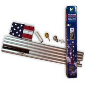 20' U.S. Flag  w/ Aluminum In-Ground Pole Kit
