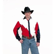 Men's Western Shirt - Lightning Bolt