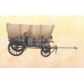 Small Antiqued Covered Wagon Figurine