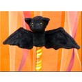 4" Flying Black Bat on Candy Pop