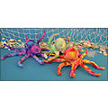 10" Octopus, Tie Dye, 3 Asst