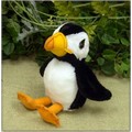 6" Puffin, Black &amp; White