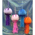 5" Hanging Jelly Fish, 4 Asst