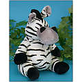 7" Sitting Potbelly Zebra, Whimsy
