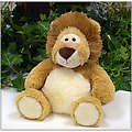 7" Sitting Belly Soft Lion