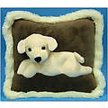 13" 3-D Golden Labrador Pillow