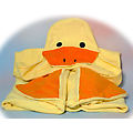 34" x 34" Ducky Hooded Towel