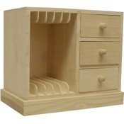 CD Holder With 3 Drawers