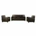 Montague 3-piece Leather Sofa Set