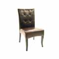 Hugo Espresso Brown Leather Dining Chair