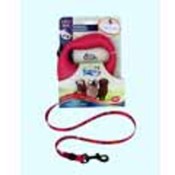 Small Hot Pink Dog Leash -  Pink Polka Dot