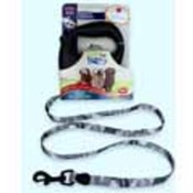 Medium Black Dog Leash -  Gray Camouflage