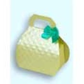 Satin Yellow Mini Purse Favor Boxes