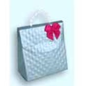Satin Blue Pearl Handled Favor Boxes
