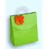 Lime Pearl Handled Favor Boxes